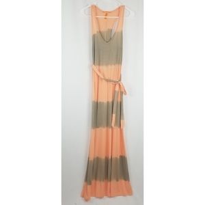 🌵Anama Striped Tie Dye Racerback Maxi Dress